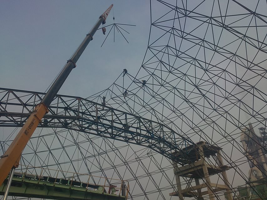 龙口网架施工